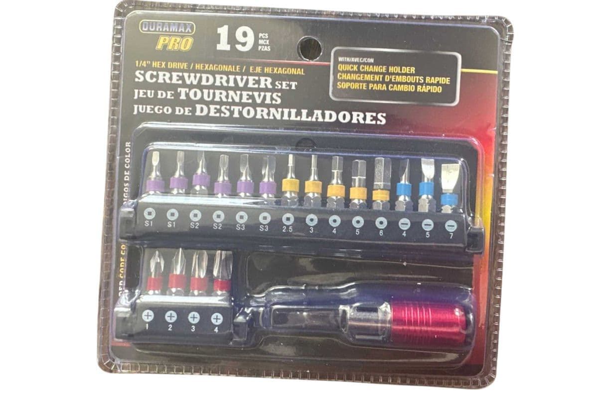 Duramax Pro Screwdriver Set (1/4" Hex Drive)