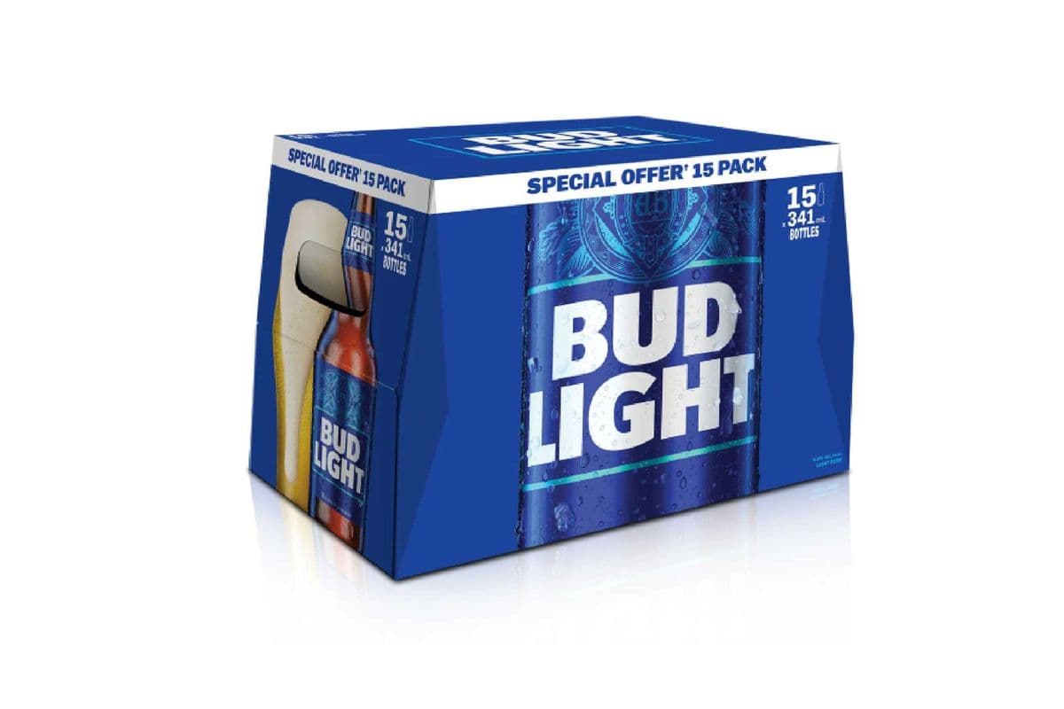Bud Light (15 x 341 ml Bottles)