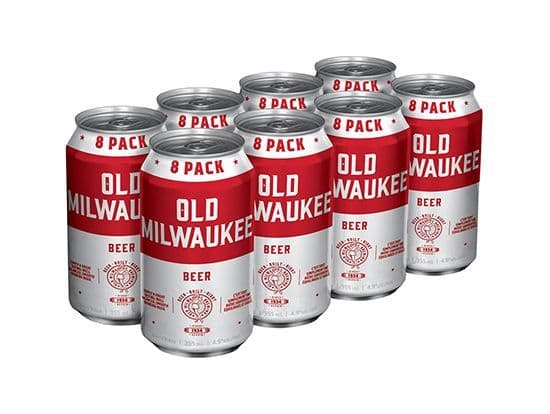 Old Milwaukee 8can, 355mL domestic (4.9% ABV)