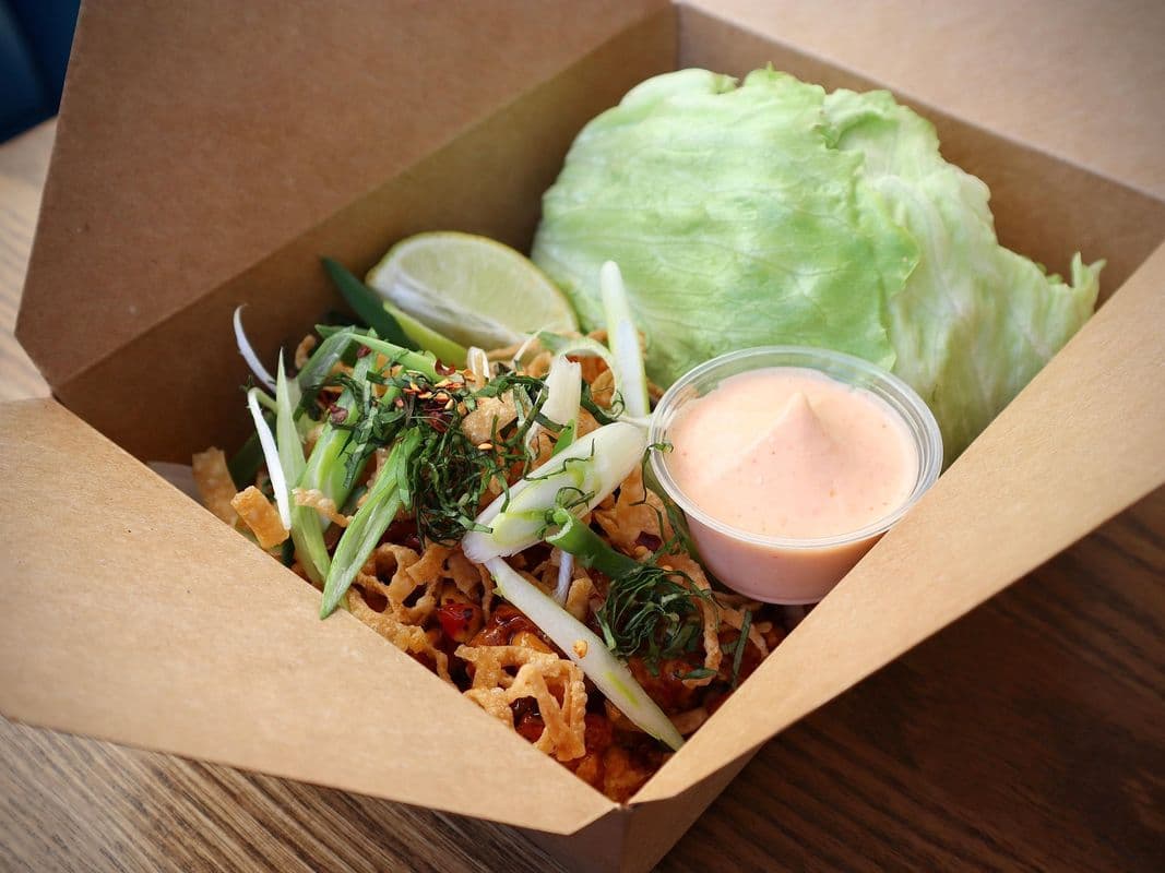 Szechuan Chicken Lettuce Wraps