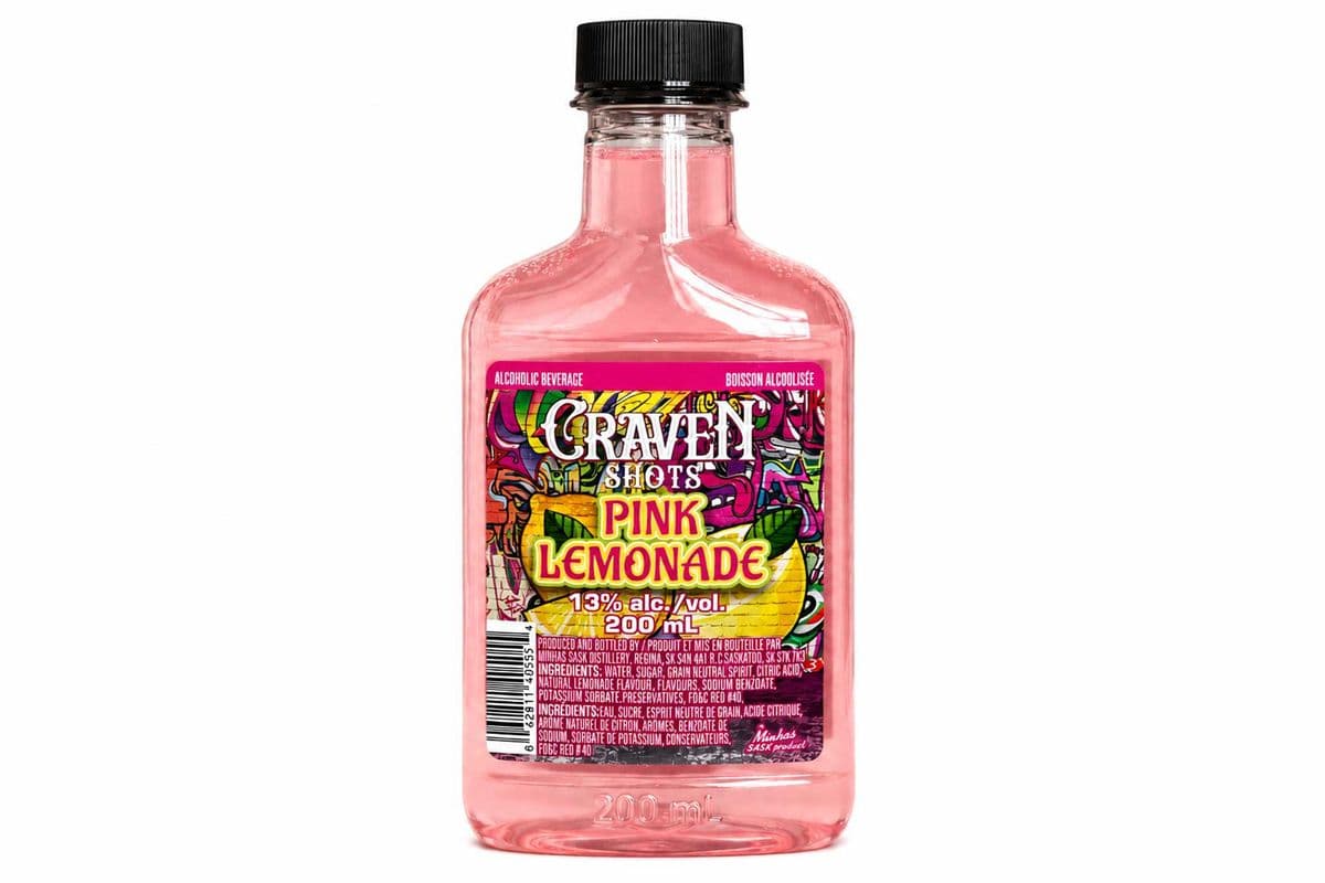 Pink Lemonade Craven Shot (1 x 200ml)