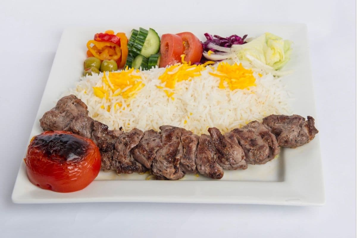 9. Chenjeh Kabab with Rice
