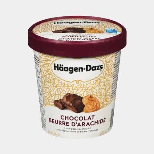 Häagen-Dazs Beurre d'arachide au chocolat (500mL) / Häagen-Dazs Chocolate Peanut Butter (500mL)