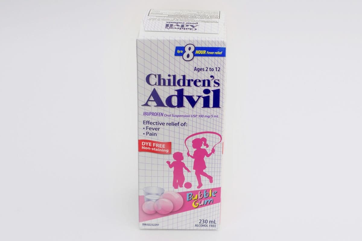 Advil Child Bubble Gum Dye Free (230ml)