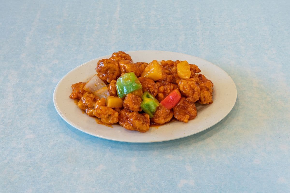40. Sweet-and-Sour Boneless Pork with Pineapple