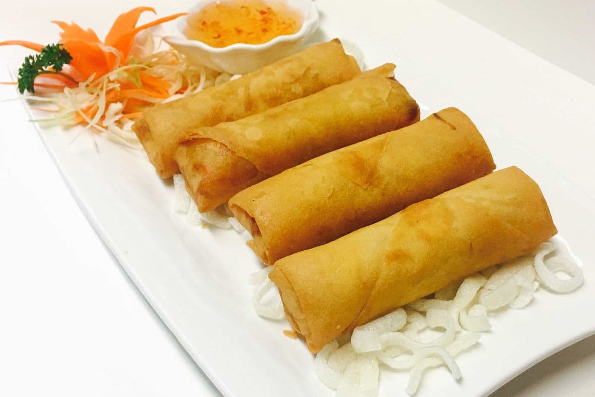 1. Thai Spring Rolls (4 pcs)