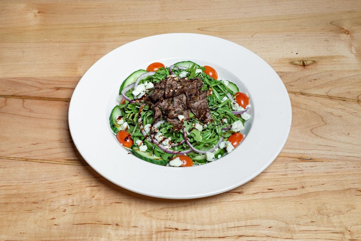 Steak and Gorgonzola Arugula Salad