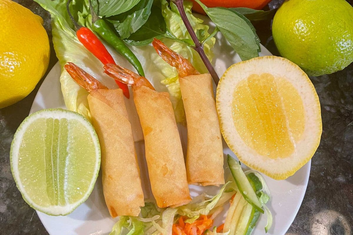 A11. Deep Fry Shrimp Springroll (3 pcs)