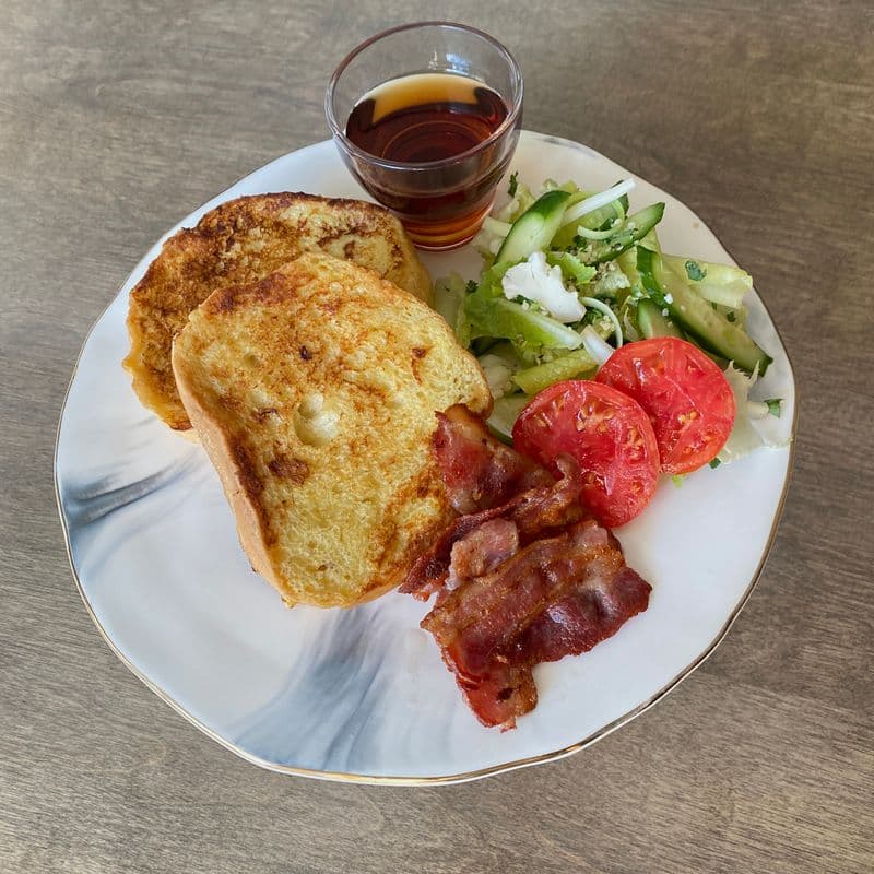 French Toast and Sausage