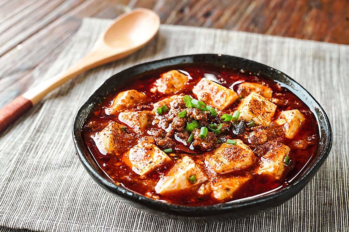 G8. Minced Pork and Tofu in Hot Sauce (Mapo Tofu)