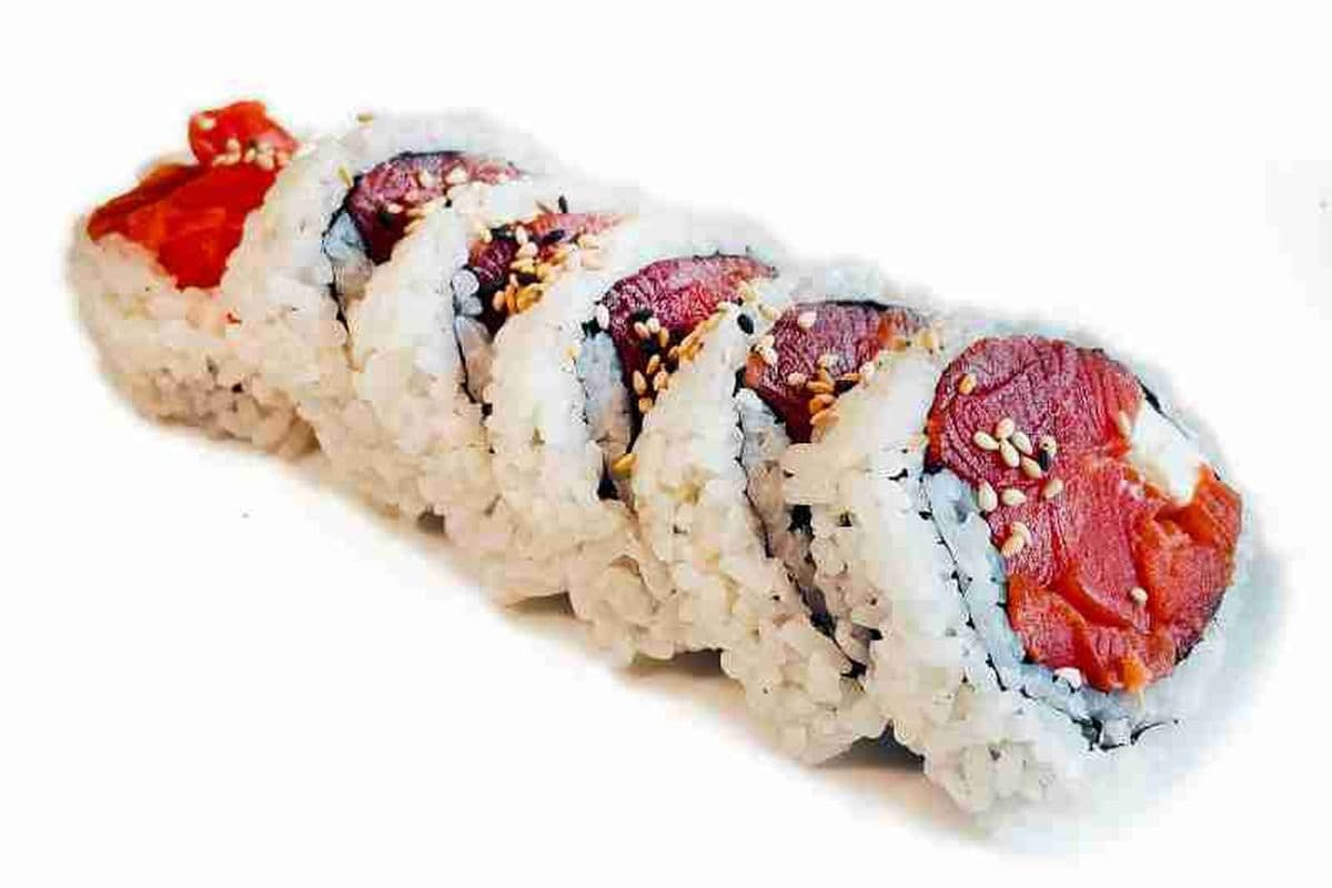 Salmon and Cream Cheese Roll