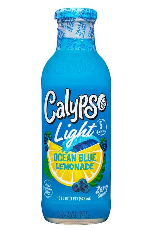 Calypso Limonade Bleue Ocean Zero Sucre 473m/Calypso Lemonade Zero Sugar 473ml