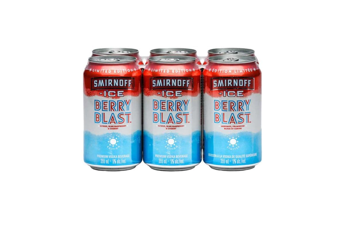 Smirnoff Ice Berry Blast 6 Pack Cans (6 x 355ML)