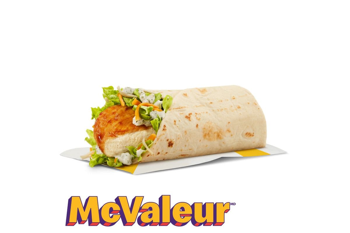 Wrap-éclair au poulet grillé avec sauce Ranch [260.0 Cal]
