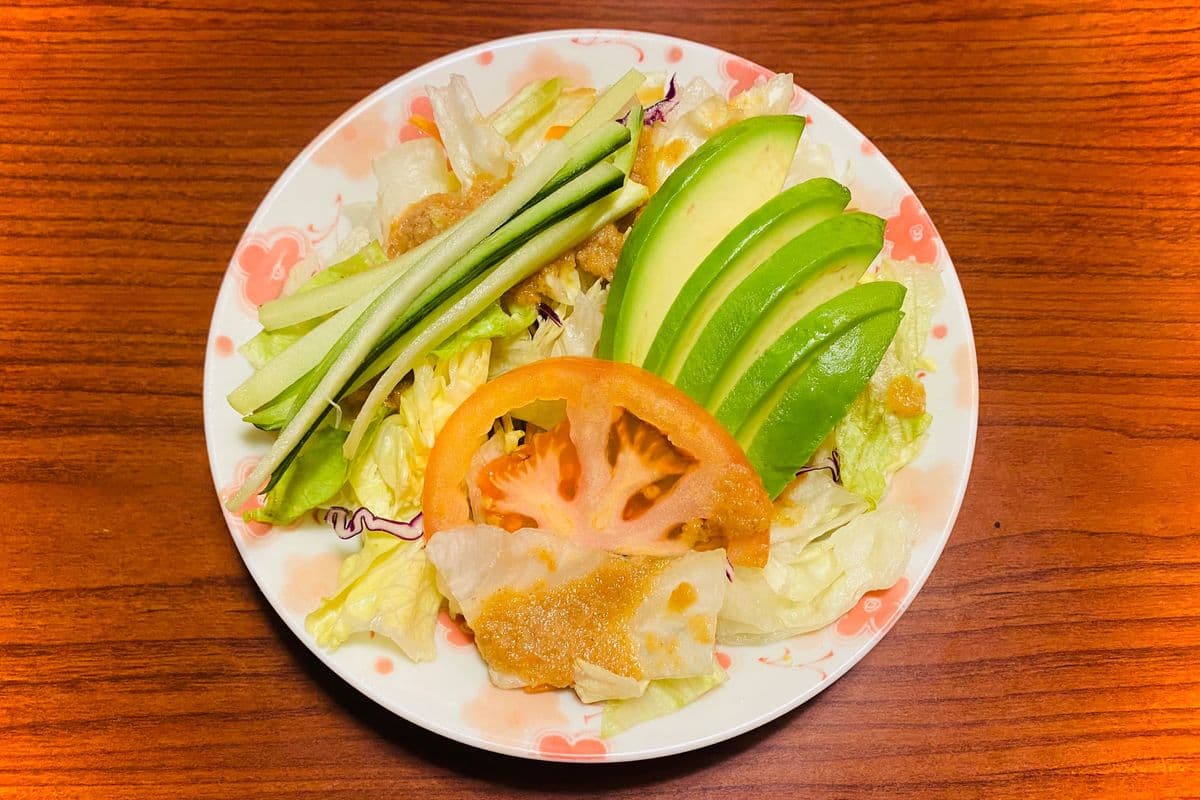 House Salad with Ginger Dressing