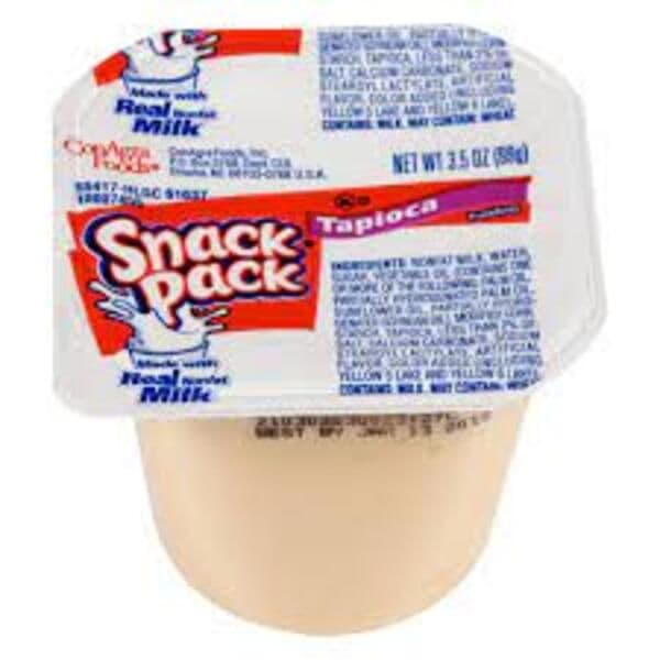 Snack Pack Pouding Vanille 90g/ Snack Pack Vanilla Pudding 90g