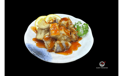 25. Deep Fried Crispy Eggplant Cubes