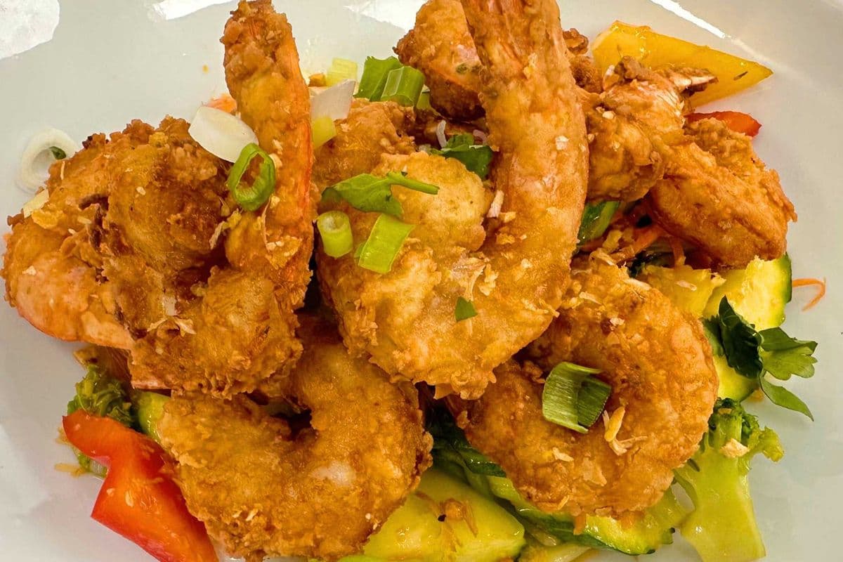 Garlic and Pepper Prawns