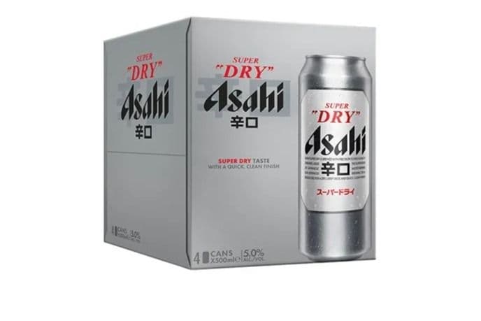 Asahi Super Dry Cans (4 x 500ml)