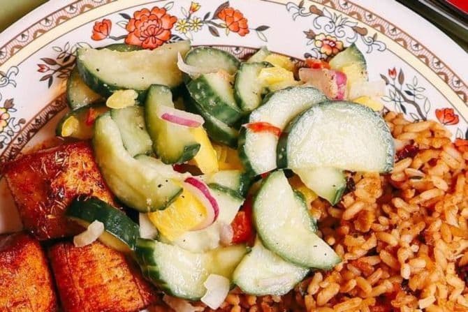 Salade de concombres / Cucumber Salad