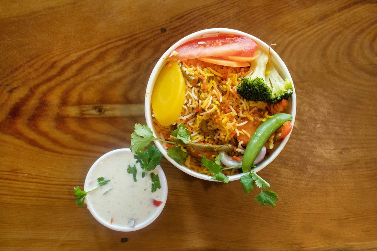 Mixed Vegetable Biryani (Gluten-free)