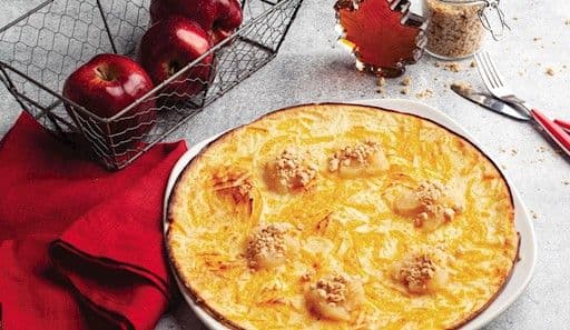 Crêpe al forno - Pommes, fromage, croquant d’avoine / Crêpe al forno - Apples, cheese & crunchy oats