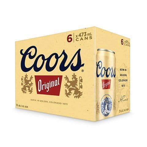 Coors Original 473ml x 6 Pack