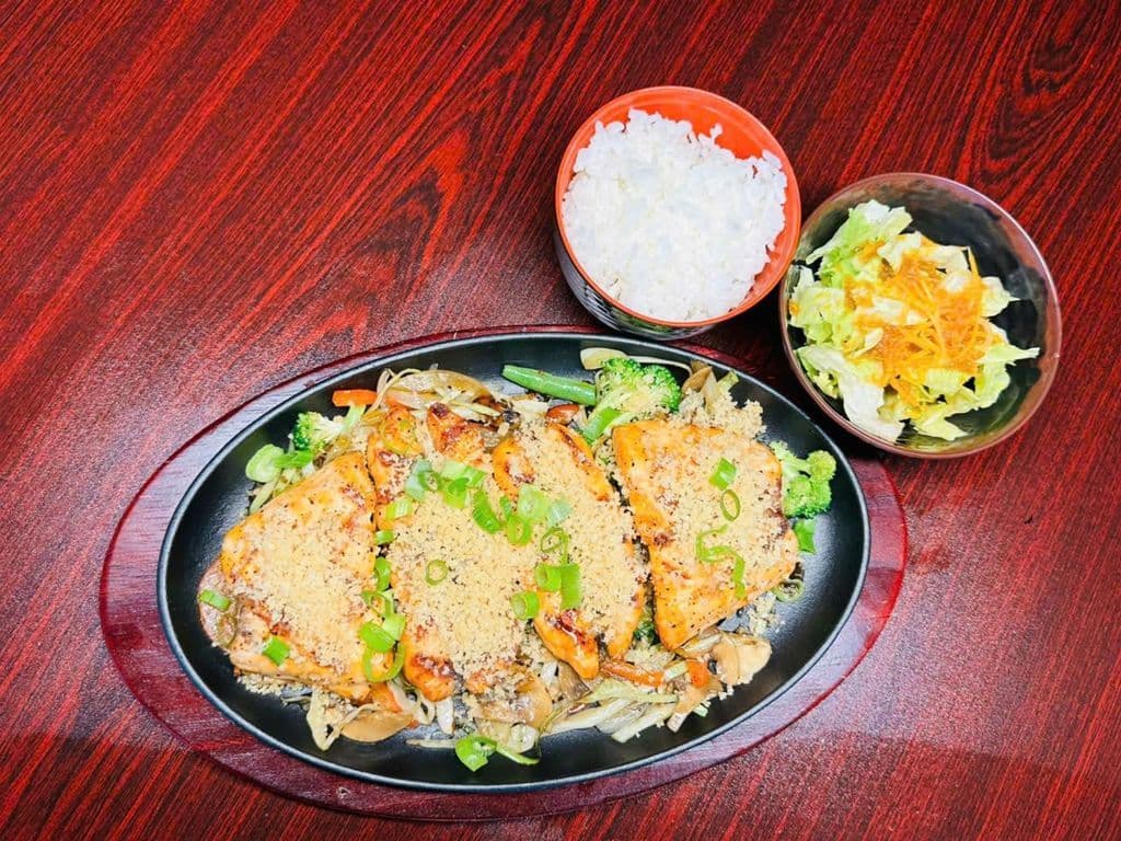 Salmon Teriyaki Dinner