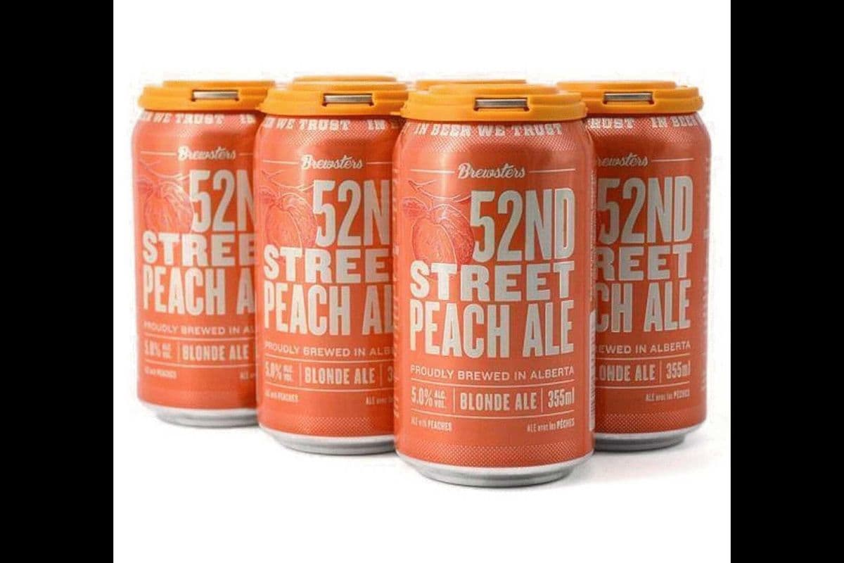 BREWSTER 52ND STREET PEACH ALE (6 x 355ML CANS) (6 x 355ML)