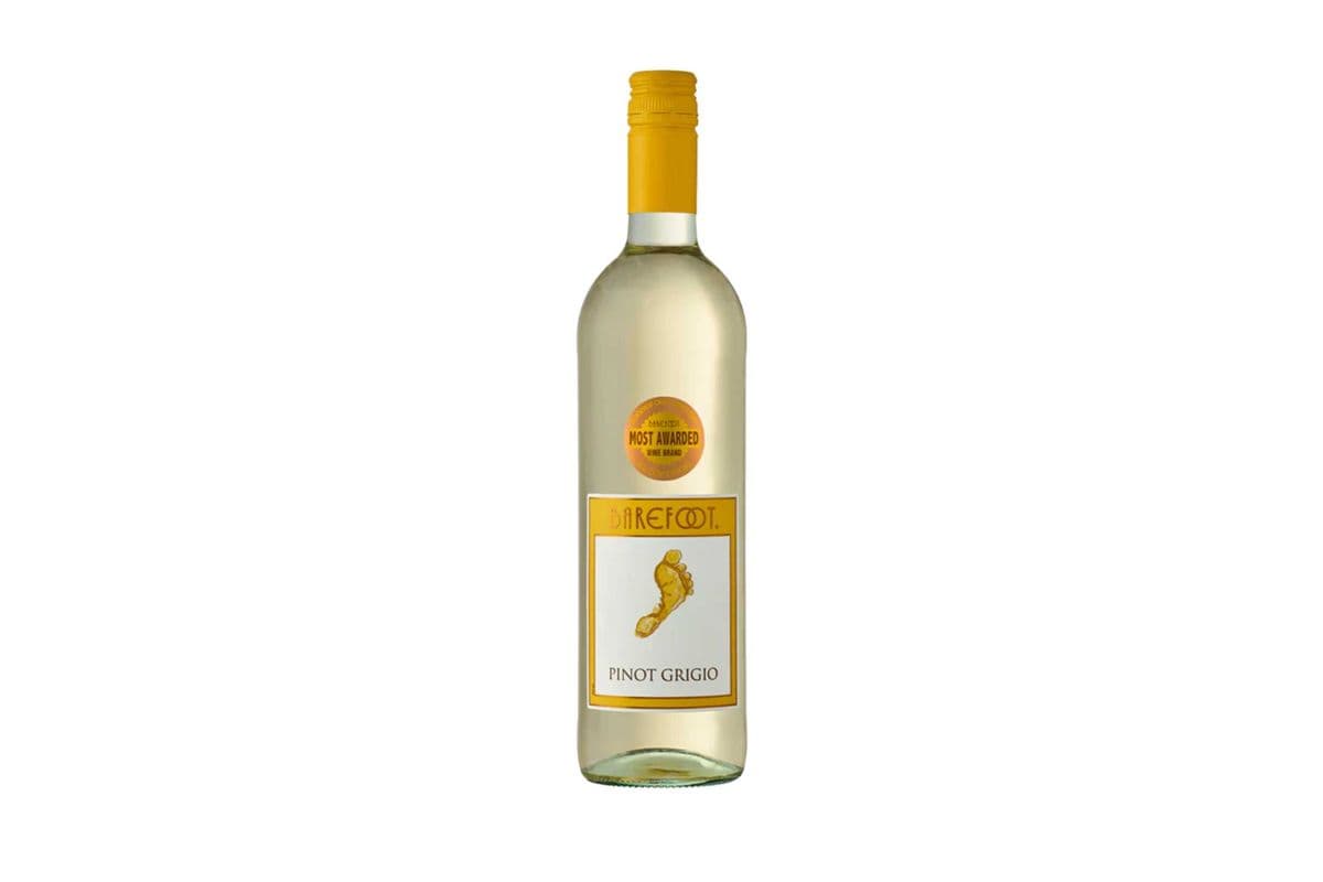 Barefoot Pinot Grigio, USA (750 ml) (1 x 750ML)