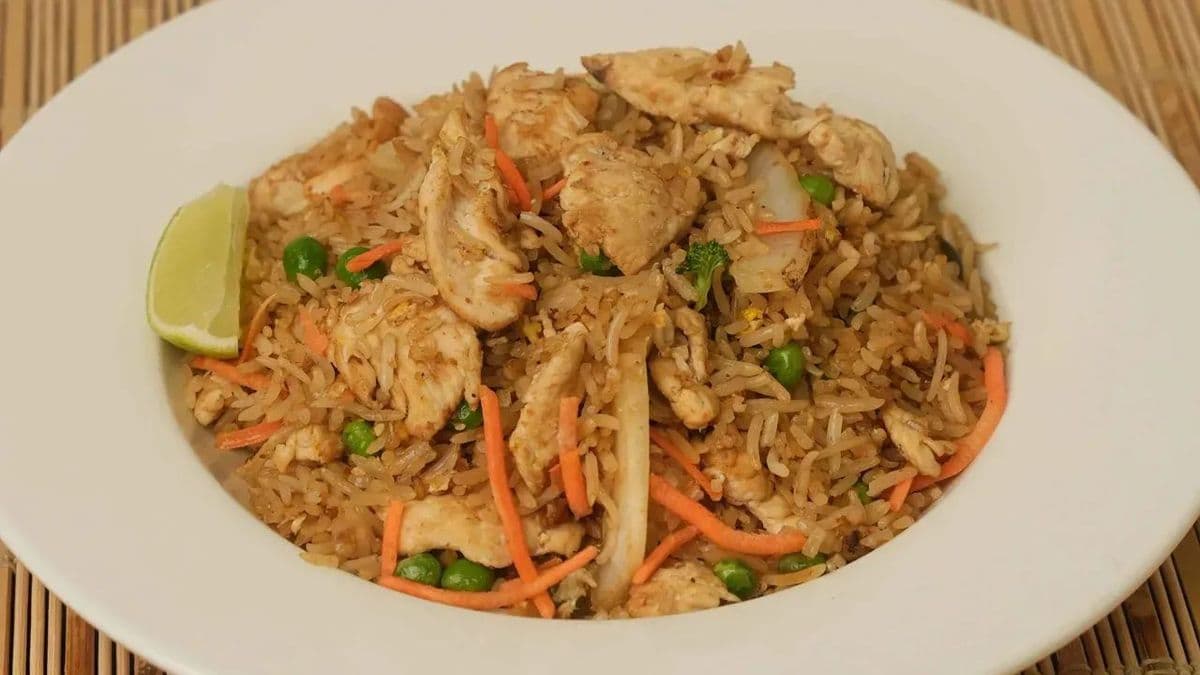 Chili Chicken Fried Rice
