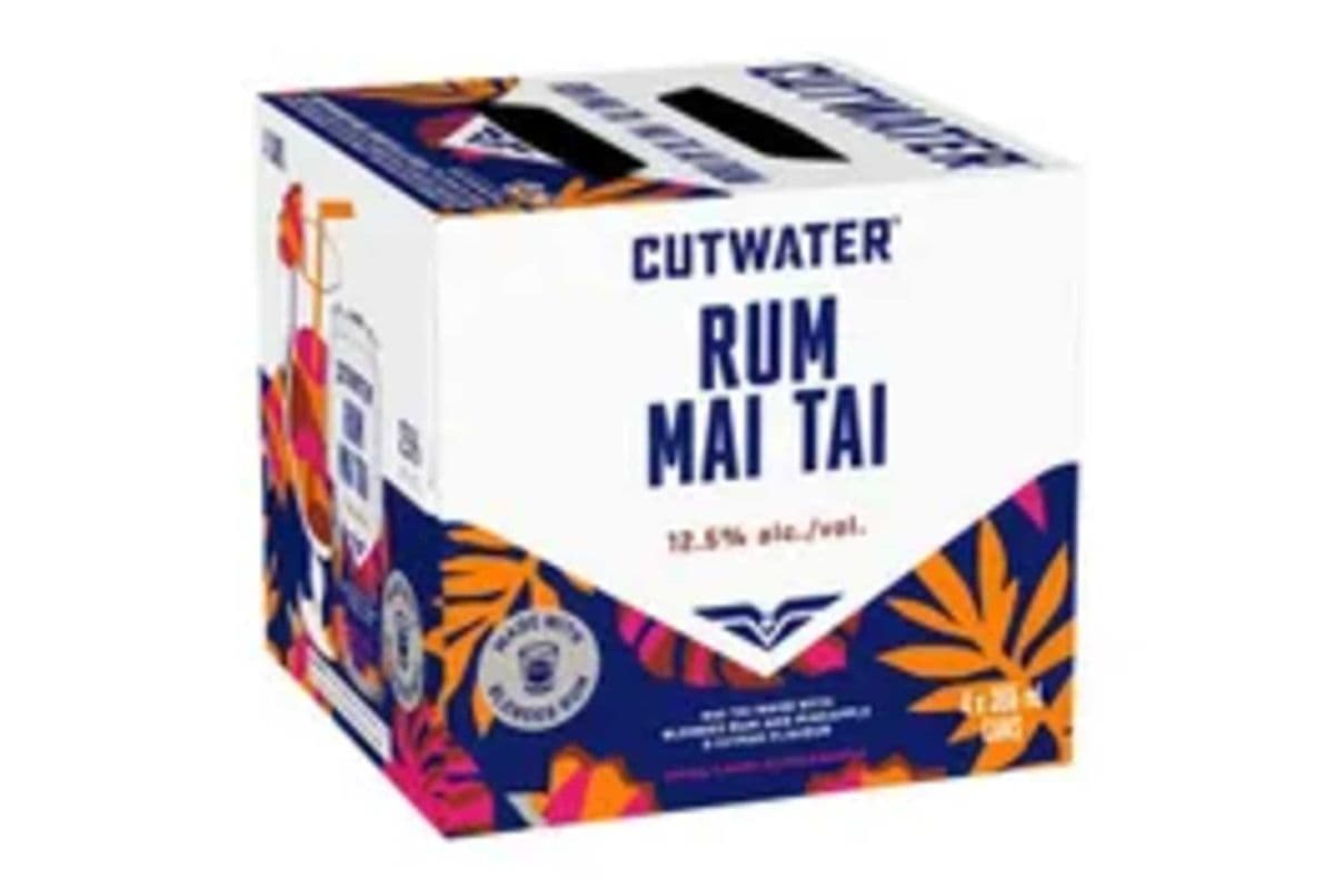Cutwater Rum Mai Tai 4 Pack (4 x 355ml) (4 x 355)