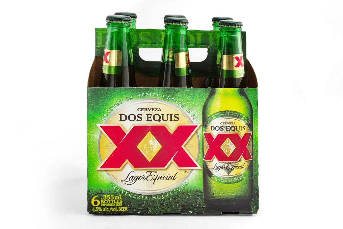 Dos Equis Lager (6 x 355 ml Bottles)