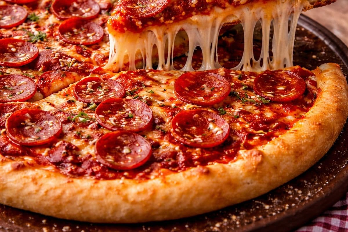 Medium Cup n Char Supreme pepperoni (medium)