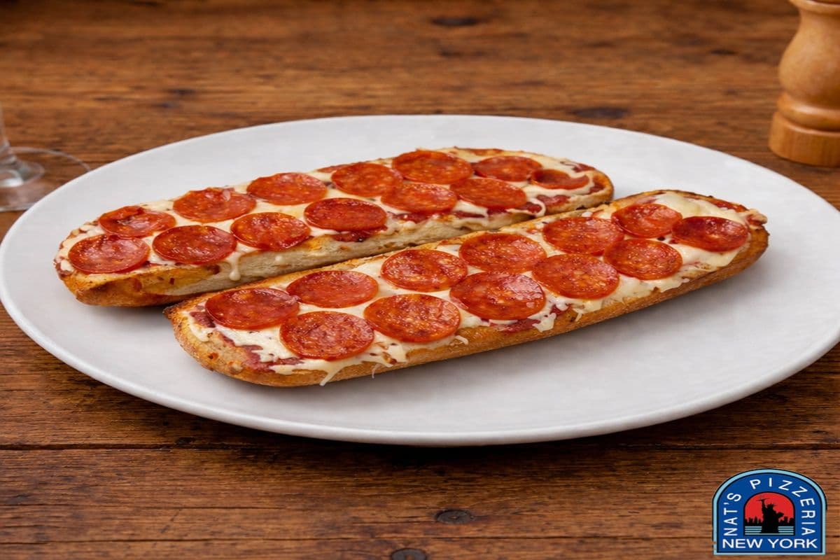 Footlong Cheese Bread with Pepperoni