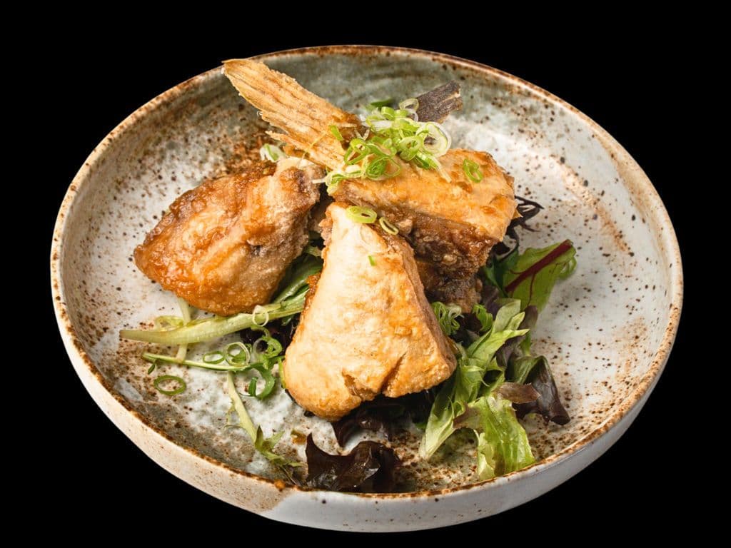 Deep Fried Hamachi Kama