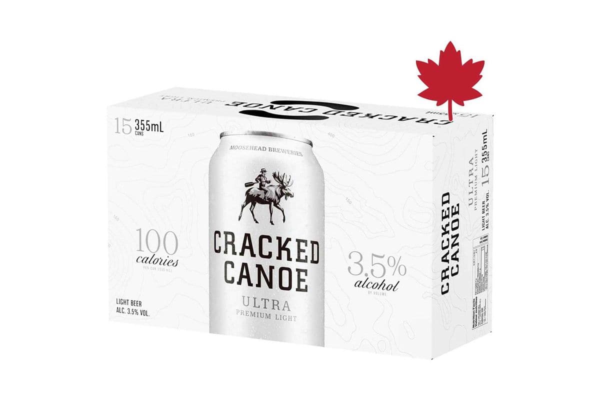 Moosehead Cracked Canoe Premium Light Lager (15 x 355 ml)
