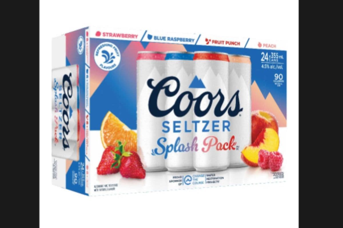 COORS SELTZER SPLASH PACK (12 x 355ML)