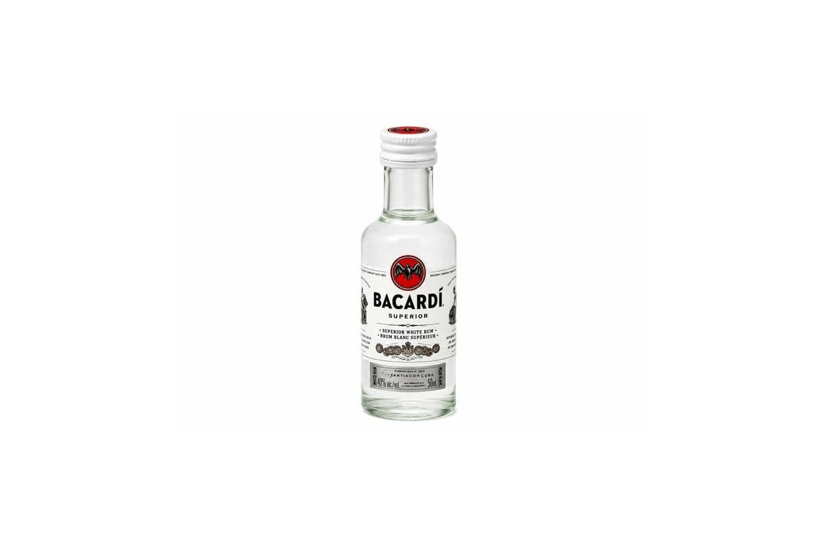 Mini Bacardi White Rum 50ml (50ml)