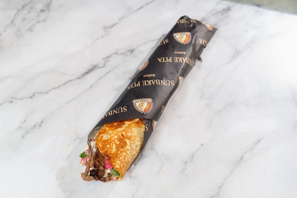 Beef Shawarma Wrap