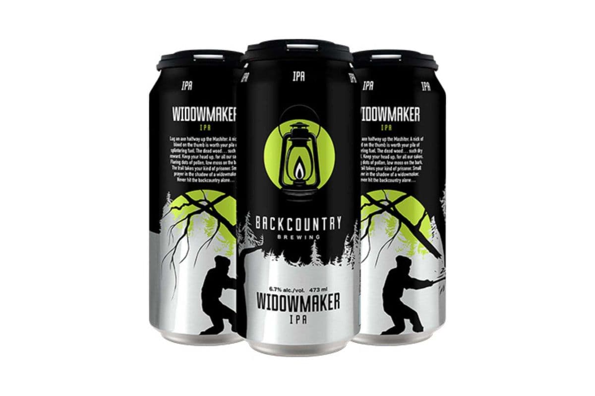 Backcountry Widowmaker IPA 4TC (4 x 450 ml Tall Cans)