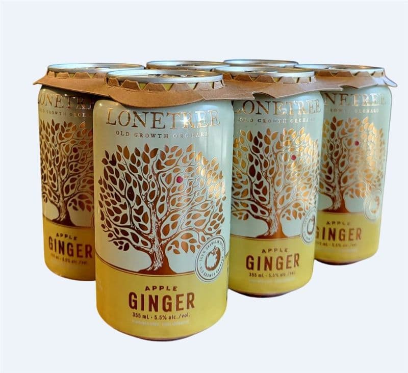 LONETREE GINGER APPLE CIDER (6x355ML)