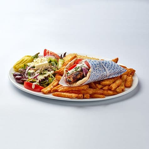 Assiette pita bifteki (1)