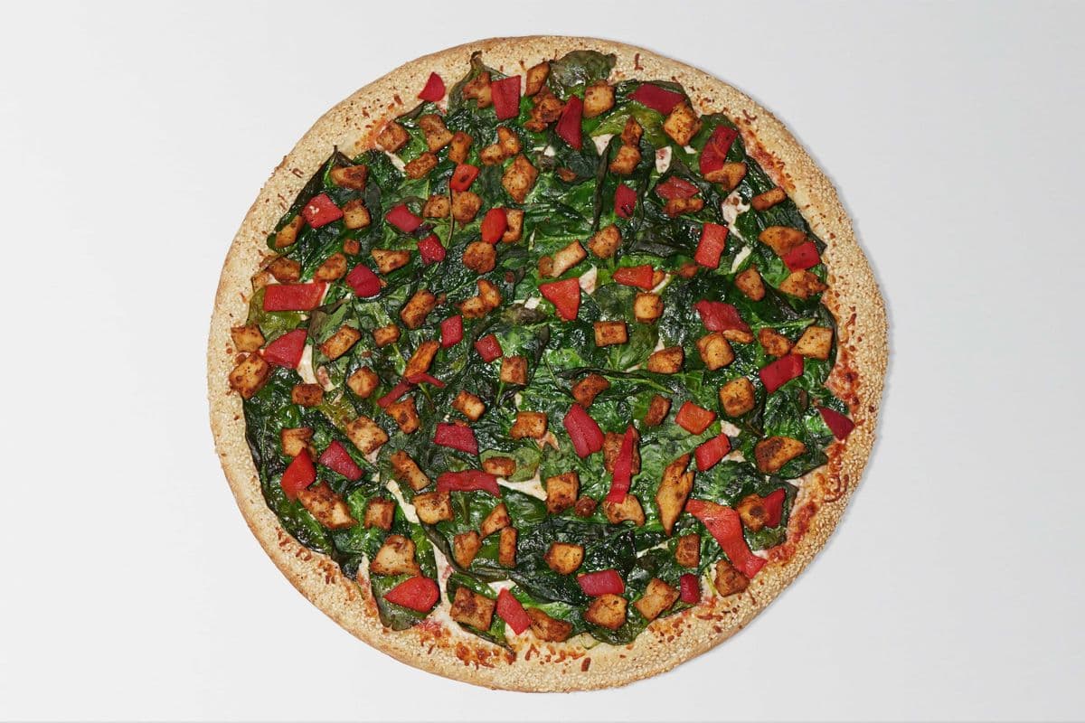 Medium Spinach Chicken Pizza