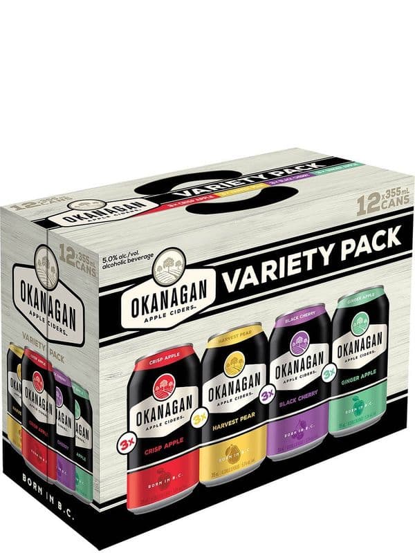 Okanagan Ciders Variety Pack (12 x 355 ml cans)