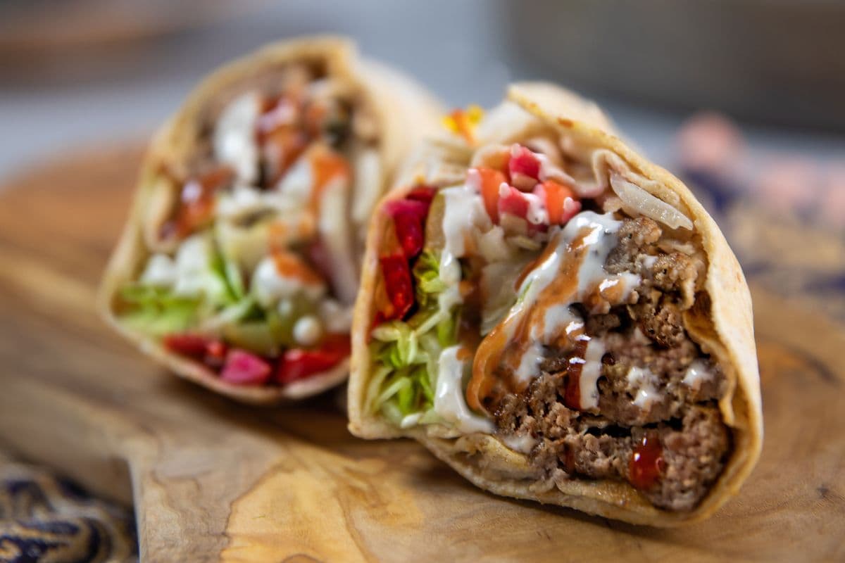 Large Beef Shawarma Wrap