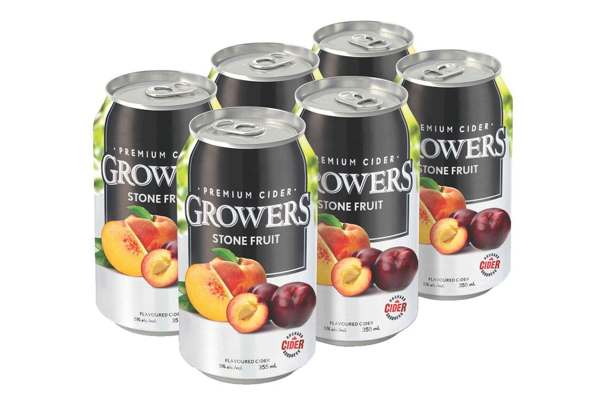 Growers Stone Fruit (6 Cans) (1 x 6*355ML )