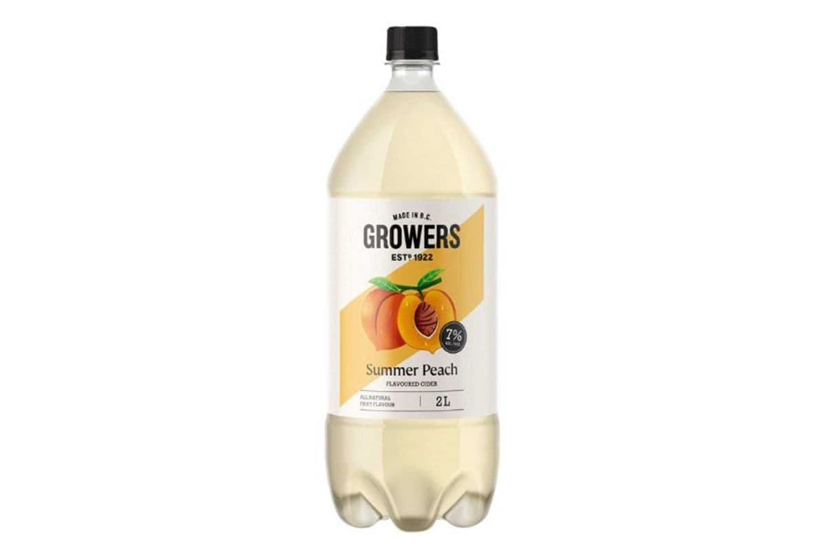 307371. GROWERS PEACH CIDER (1 x 2L)