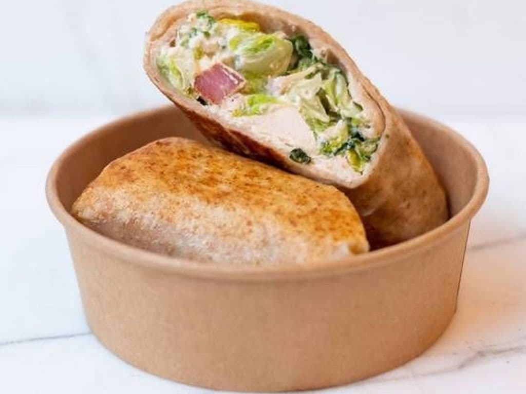 Whole Wheat Chicken Caesar Wrap