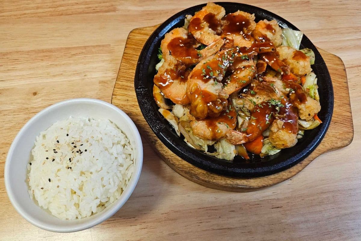 M10. Deep Fried Shrimp Teriyaki